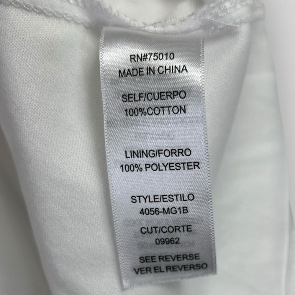 City Studio White Eyelet Off the Shoulder Milkmaid Dress, sz 3 Juniors. Lace up - Picture 13 of 16